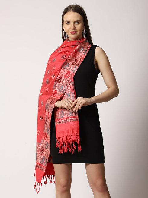 Women's Jamawar Wool Stole